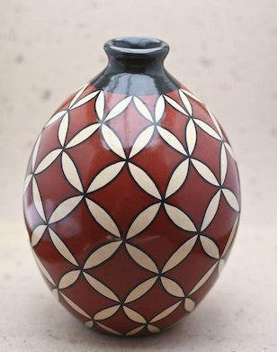 Geometric Ceramic Pot